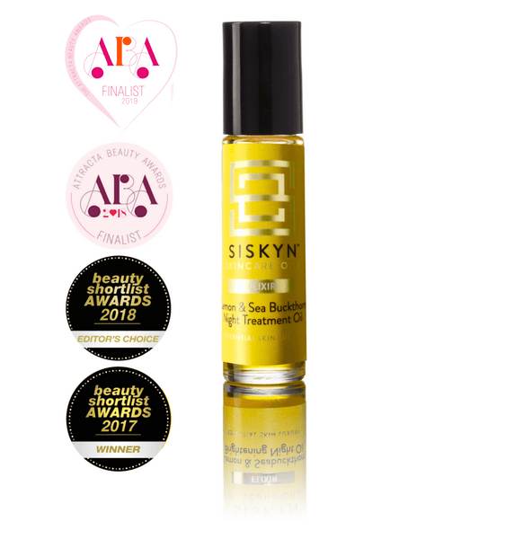 Elixir - Lemon & Sea Buckthorn Brightening Night Oil 10ml - Siskyn Skincare Oils
