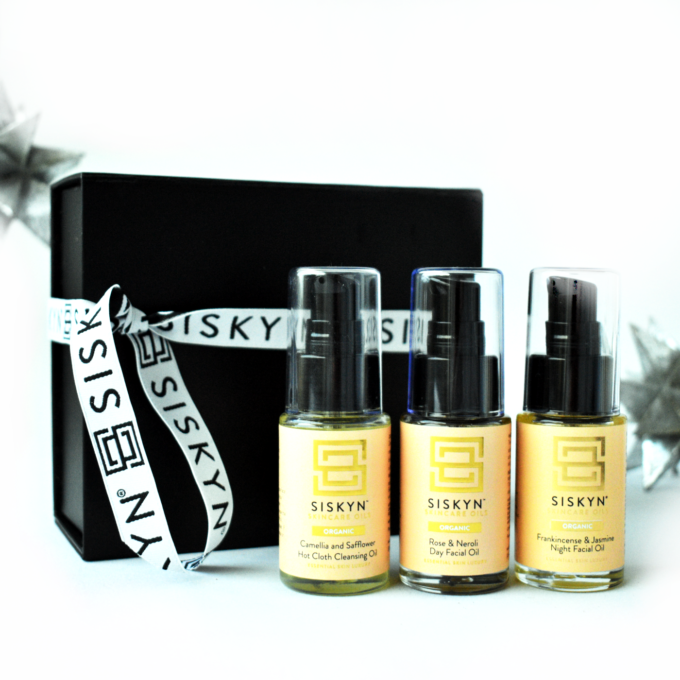 Organic Full Size Facial Oil Gift Set Siskyn Skincare